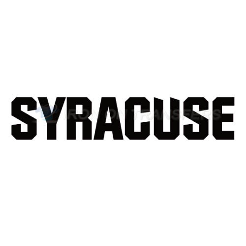 Syracuse Orange Logo T-shirts Iron On Transfers N6411